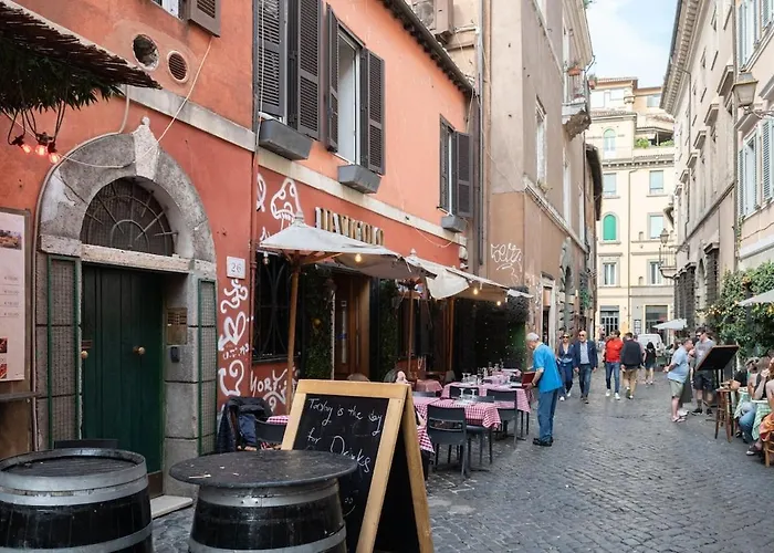 Trastevere Rooftop Terrace Courtyard Loft Apartament Rzym