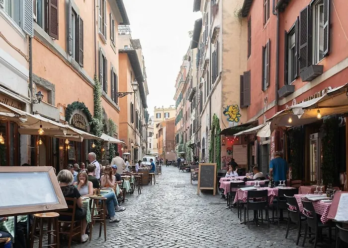 Trastevere Rooftop Terrace Courtyard Loft Apartament