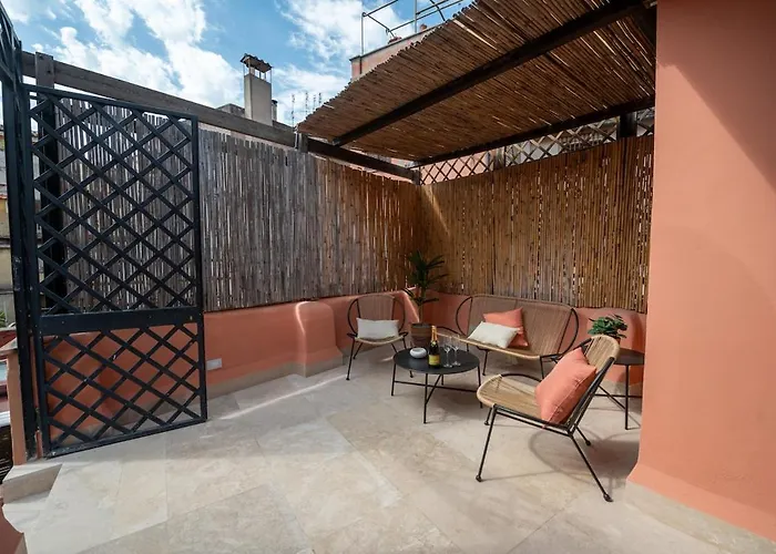 Trastevere Rooftop Terrace Courtyard Loft Rzym